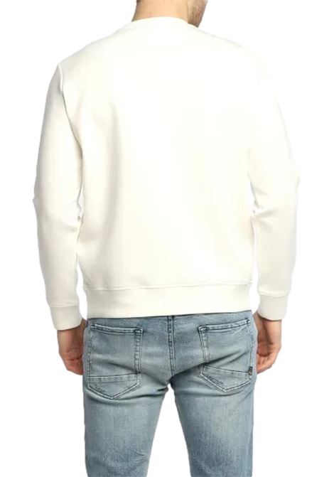 Double jersey sweatshirt with graffiti logo print EMPORIO ARMANI | Sweatshirts | 3L1MFG 1JHSZ0117